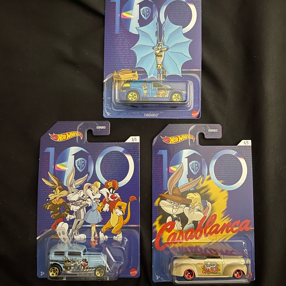 WB 100 x Looney Tunes Hot Wheels Bundle